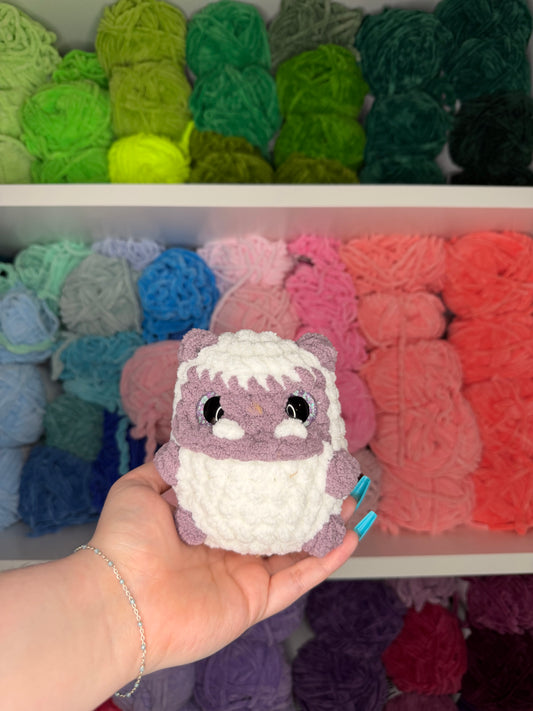 Crochet Mini Yeti (Purple)
