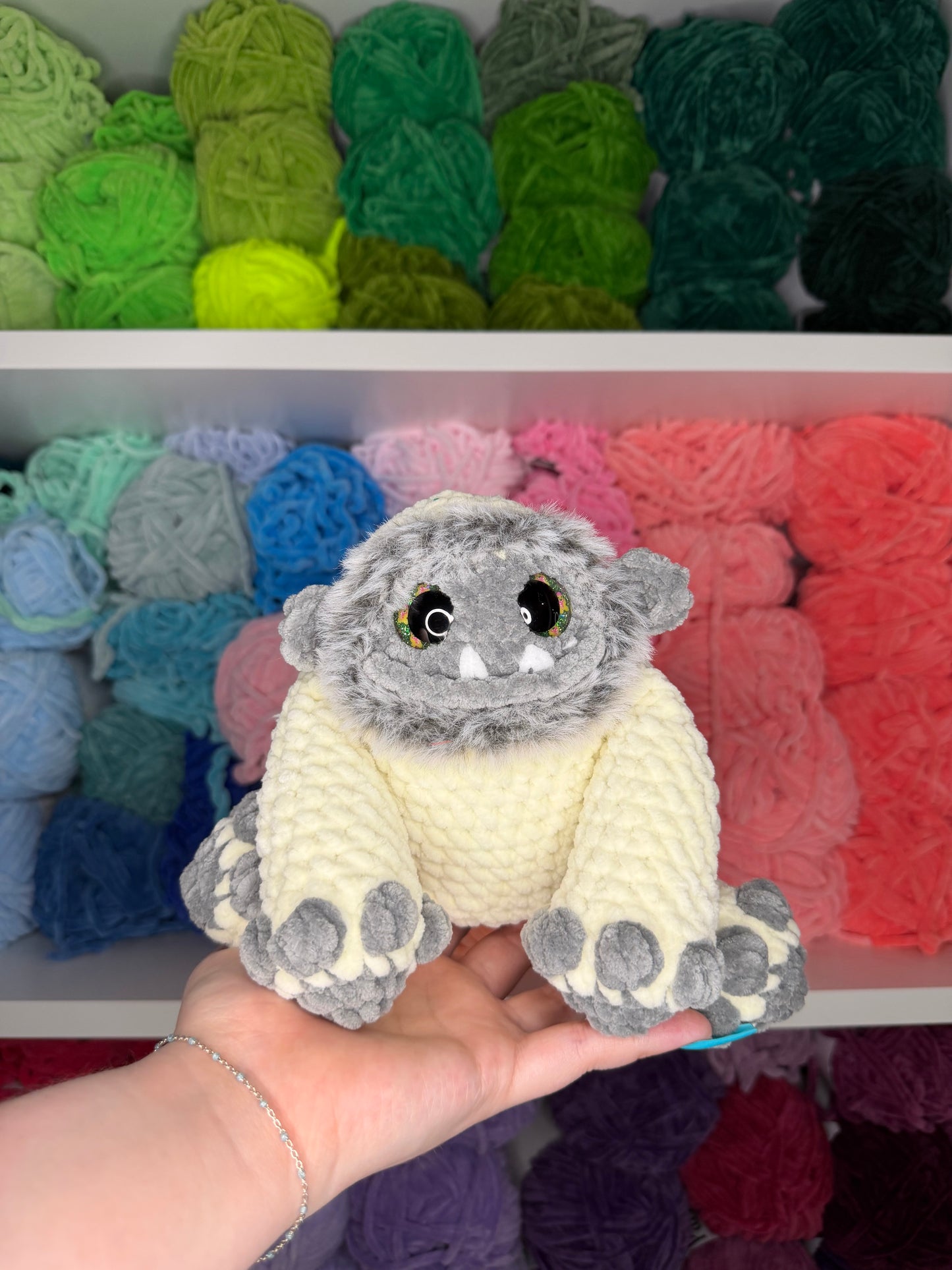 Crochet Yeti (Grey)