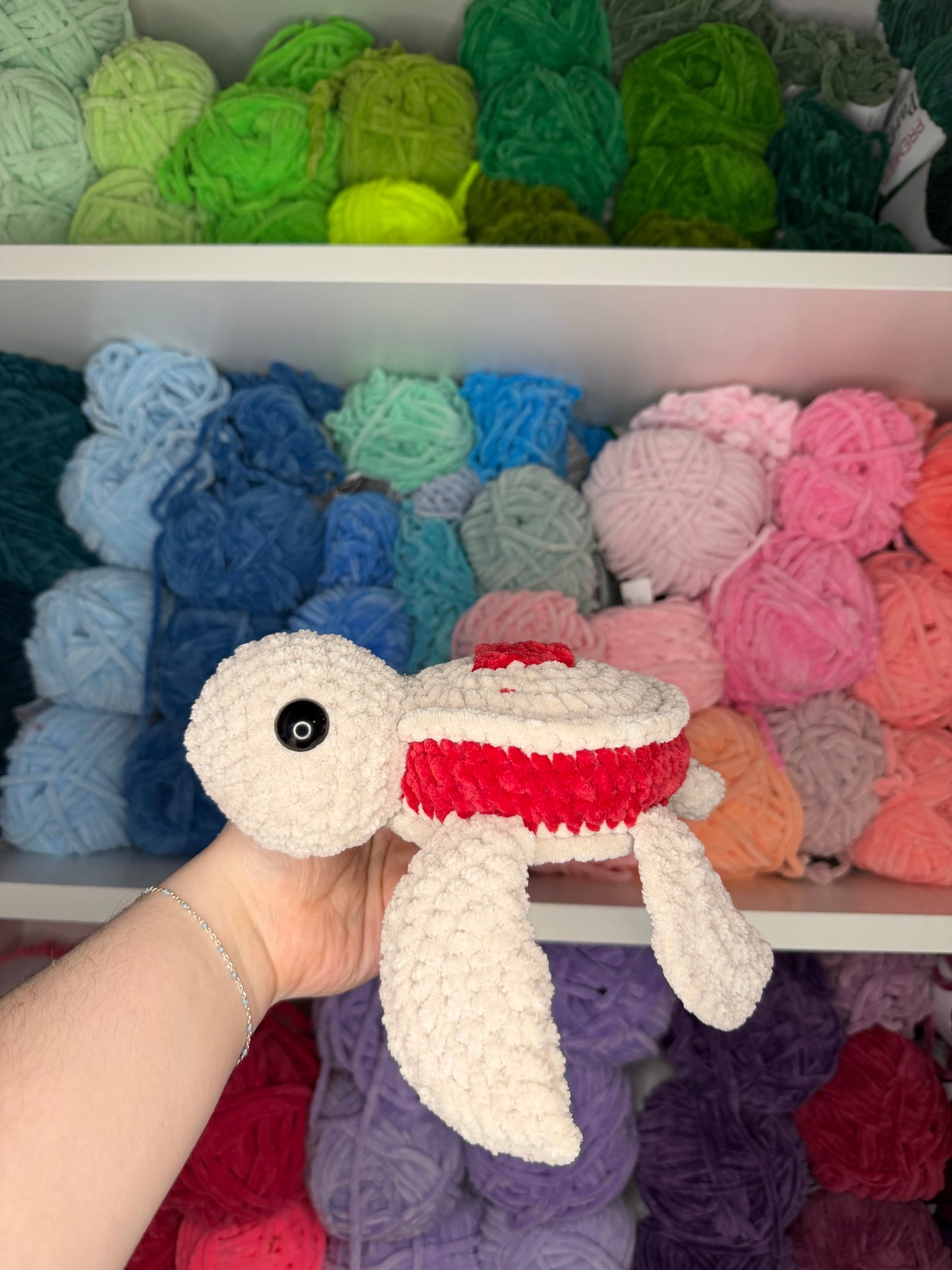 Crochet Jelly Heart Cookie Turtle
