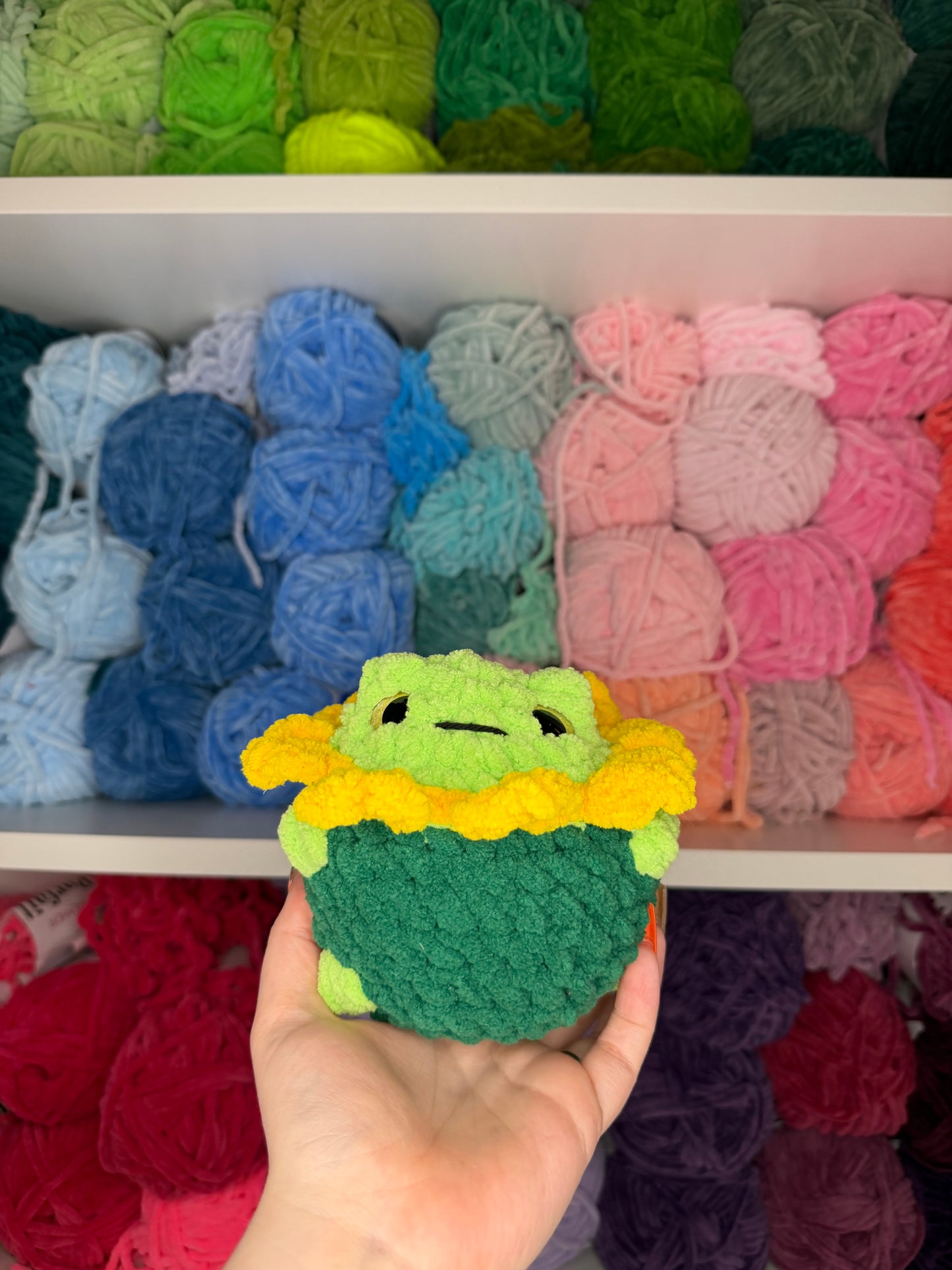 Crochet Flower Bunnies + Frogs