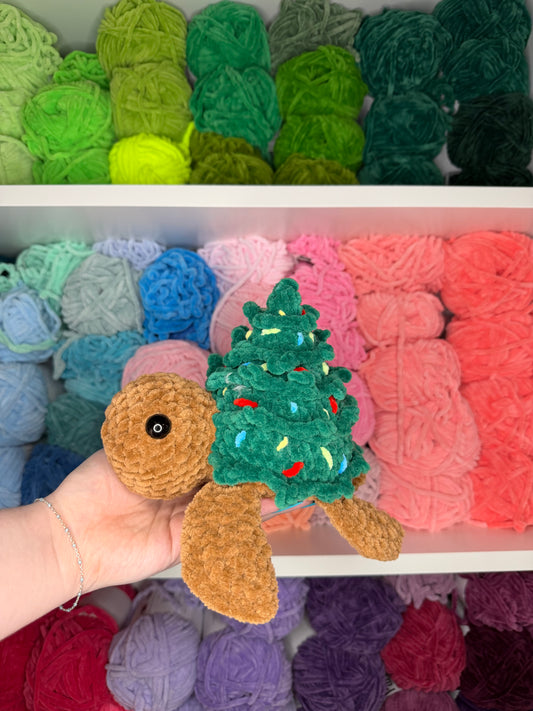 Crochet Christmas Tree Turtle