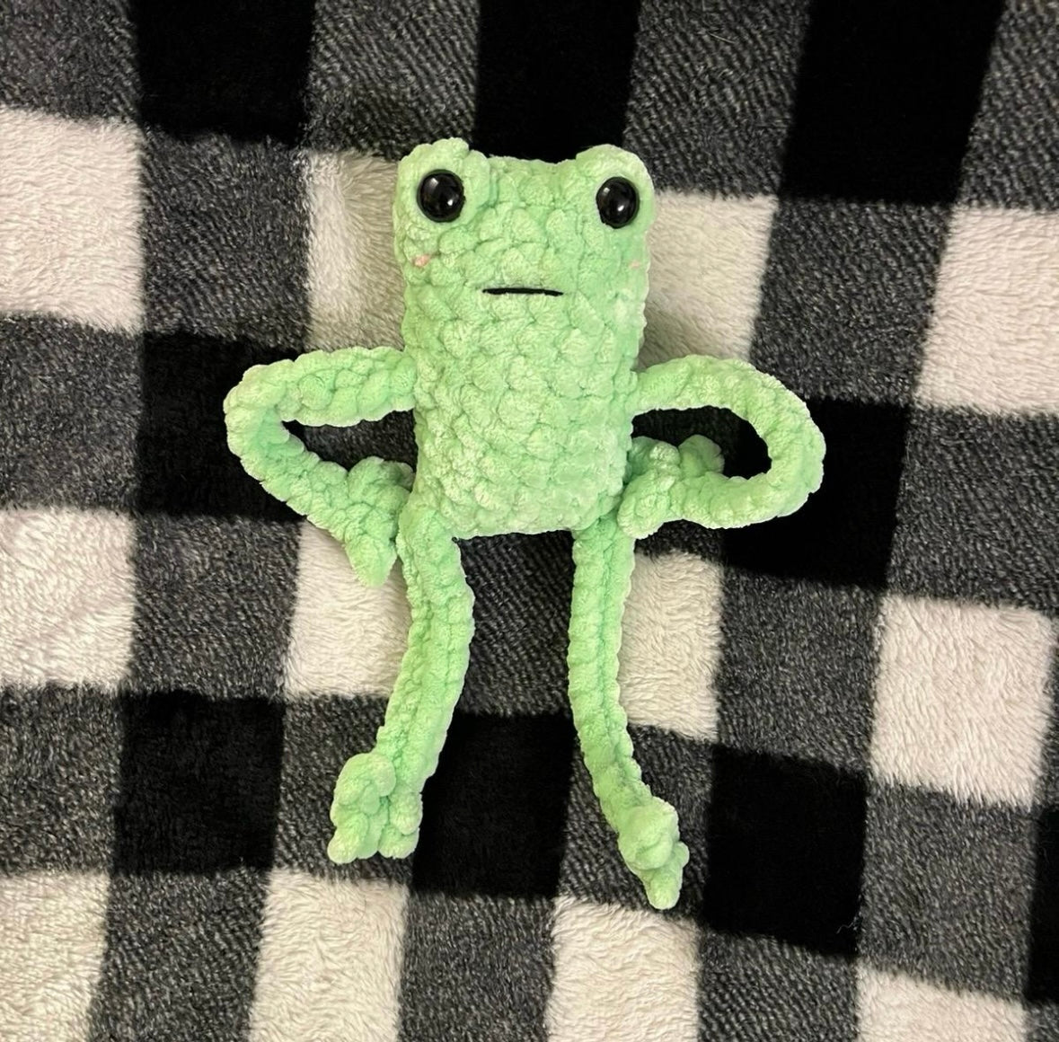 Crochet Jumbo Leggy Frog