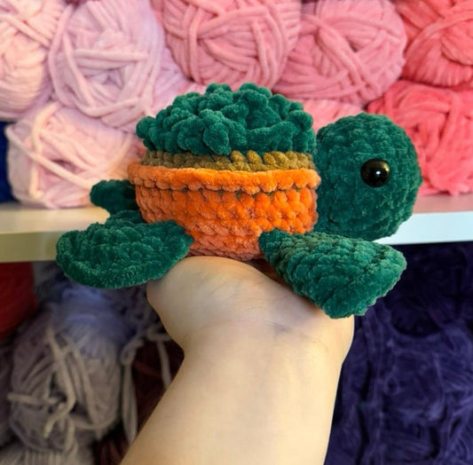 Crochet Succulent Turtle