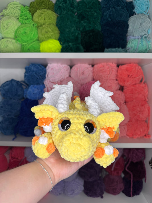 Crochet Candy Corn Dragon
