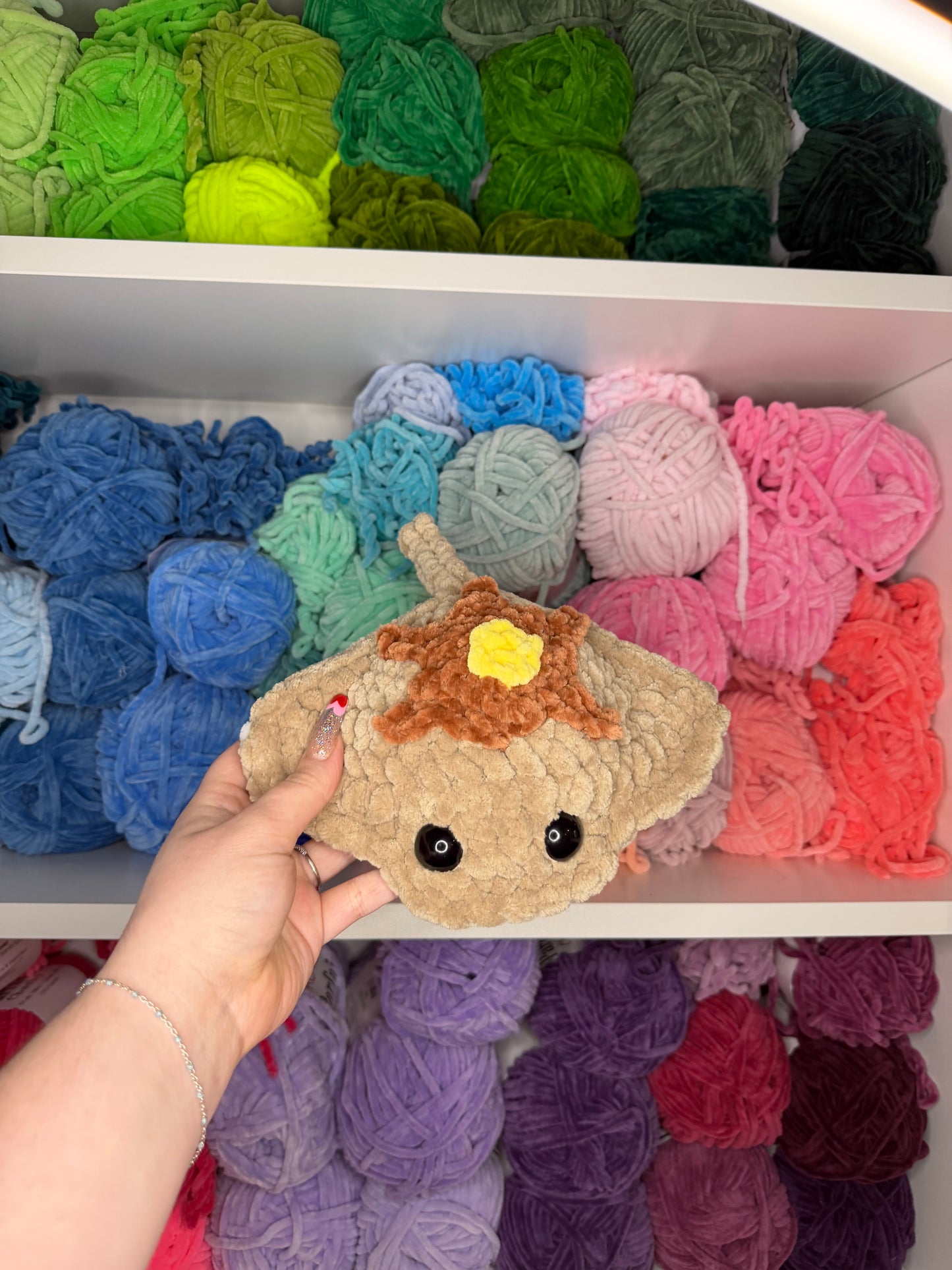 Crochet Pancake Stingray
