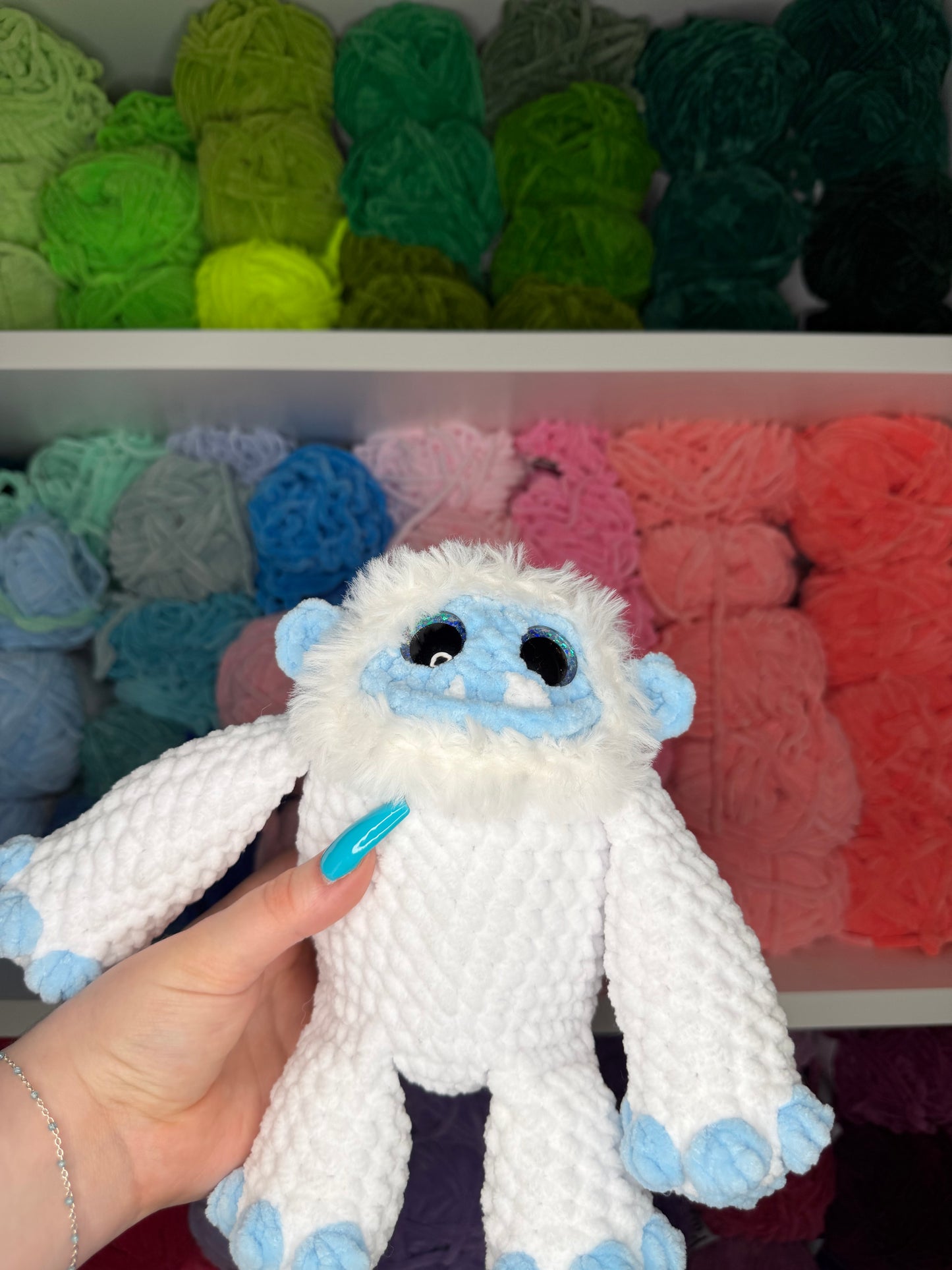Crochet Yeti (Blue)