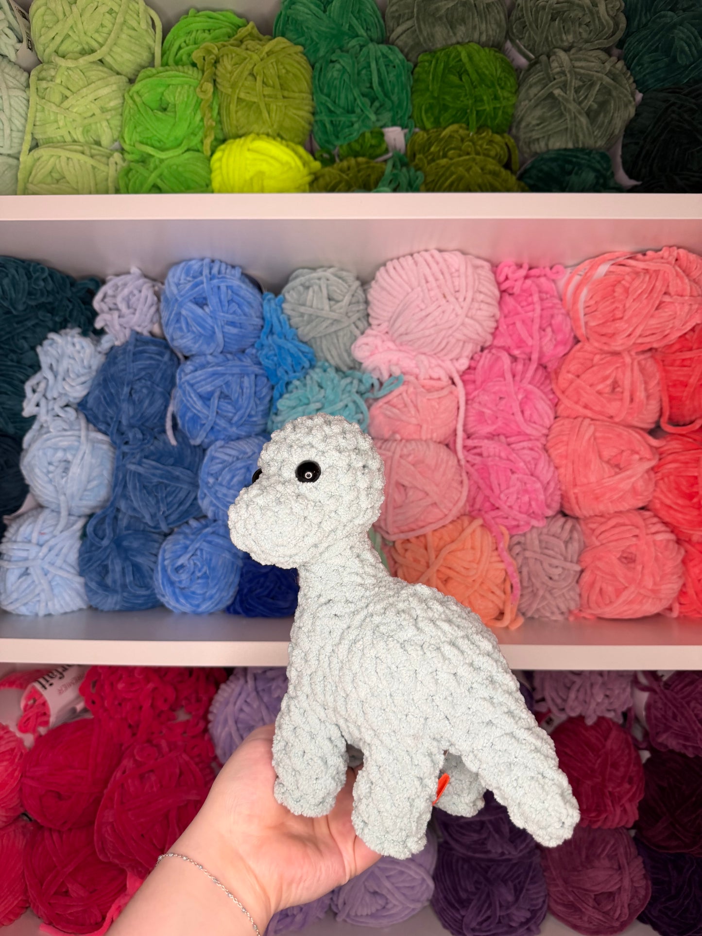 Crochet Mini Brontosaurus