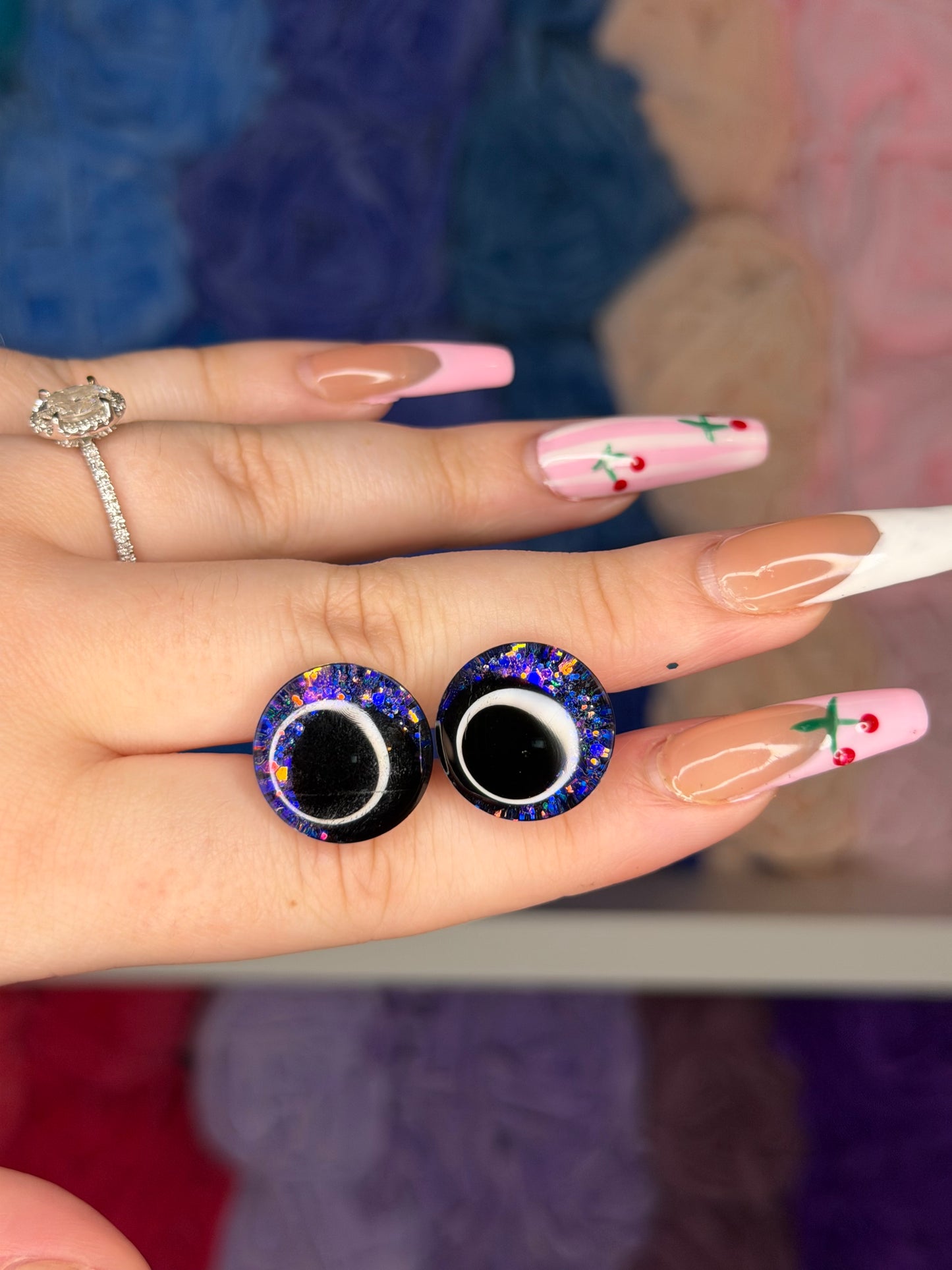 18mm Glitter Safety Eyes