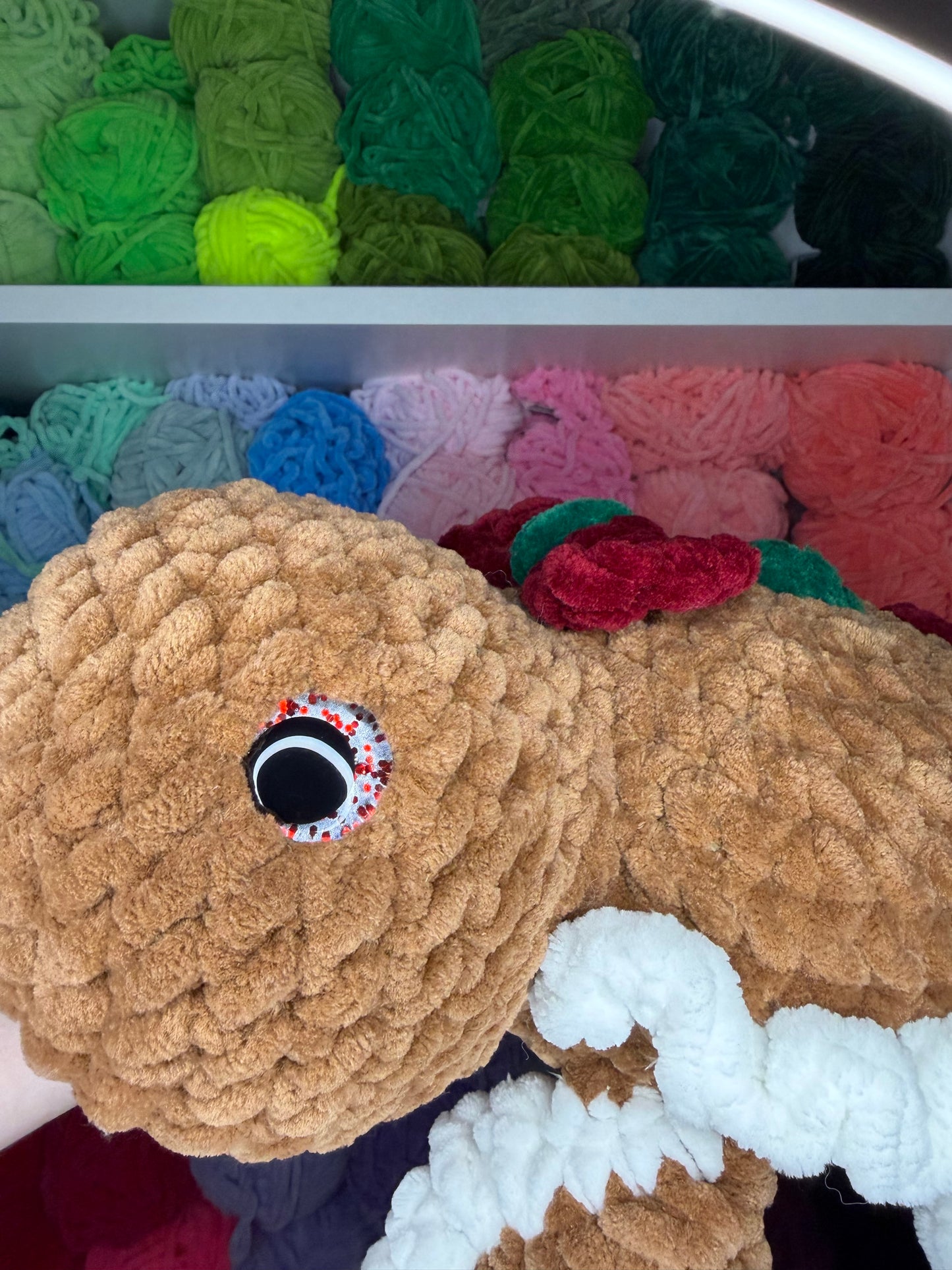 Crochet Jumbo Gingerbread Turtle