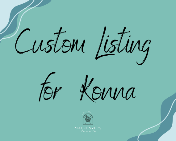 Custom Listing for Konna