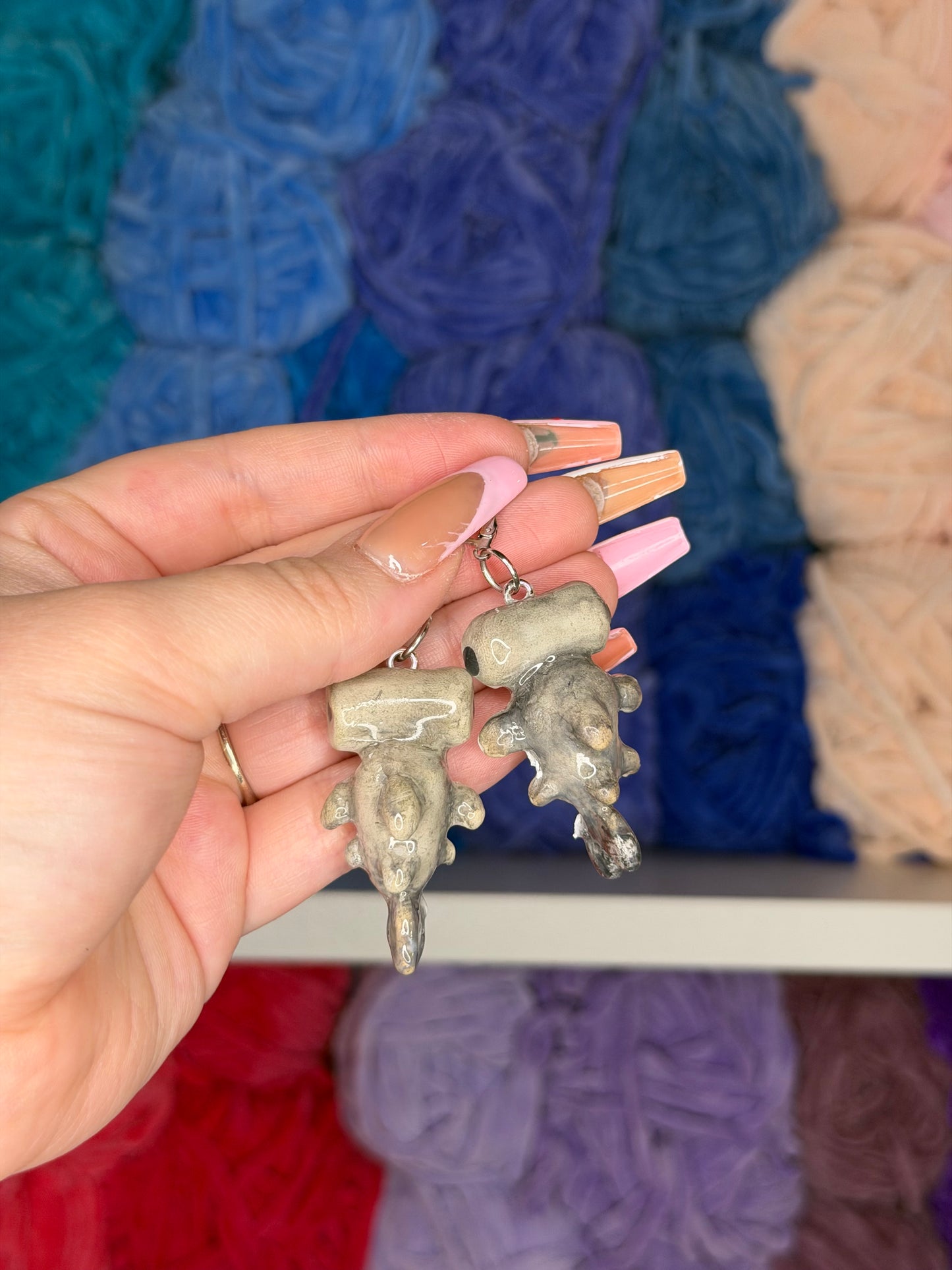 Hammerhead Shark Stitch Marker, Keychain or Phone Charm