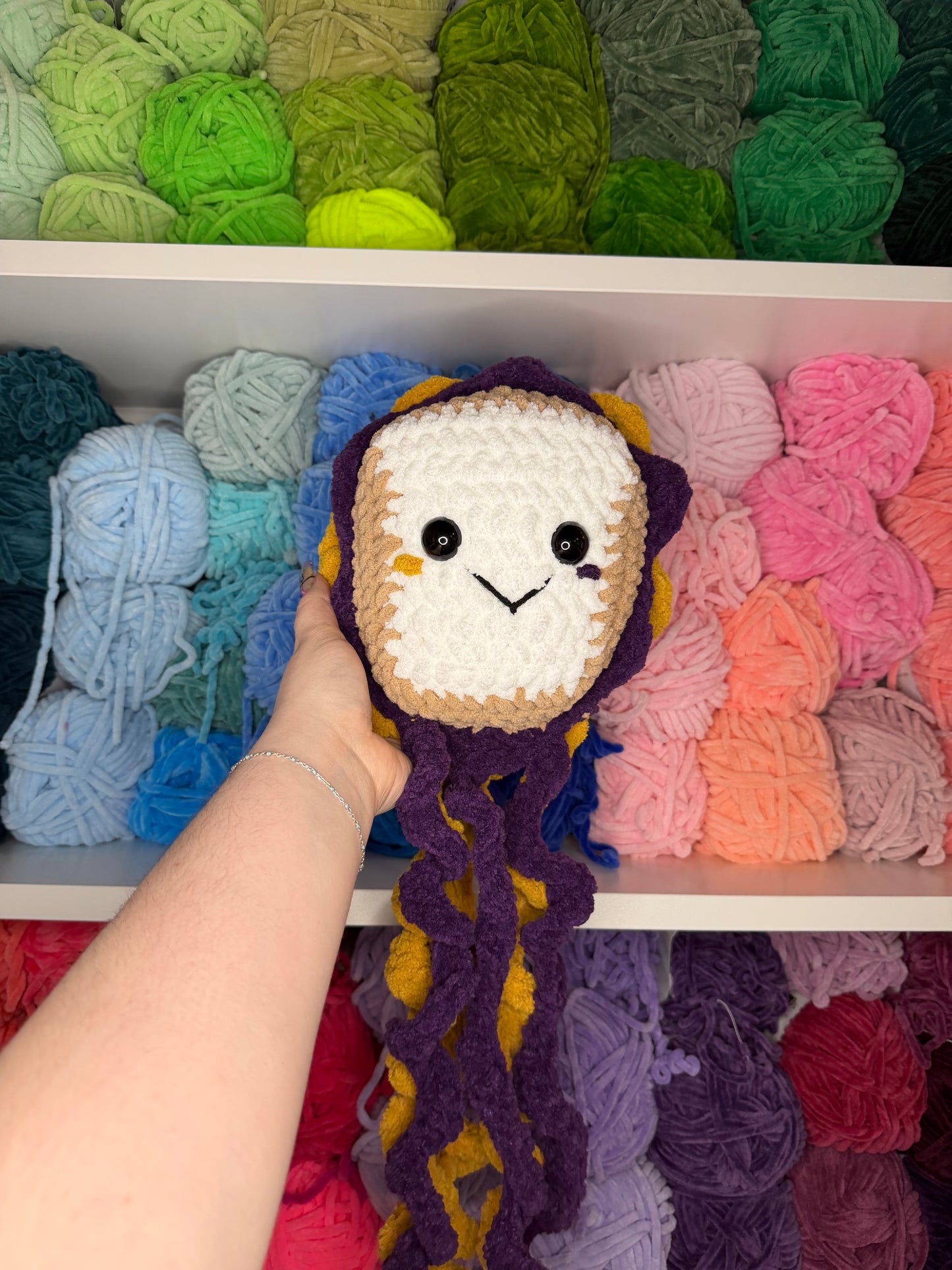 Crochet Pb&J Jellyfish