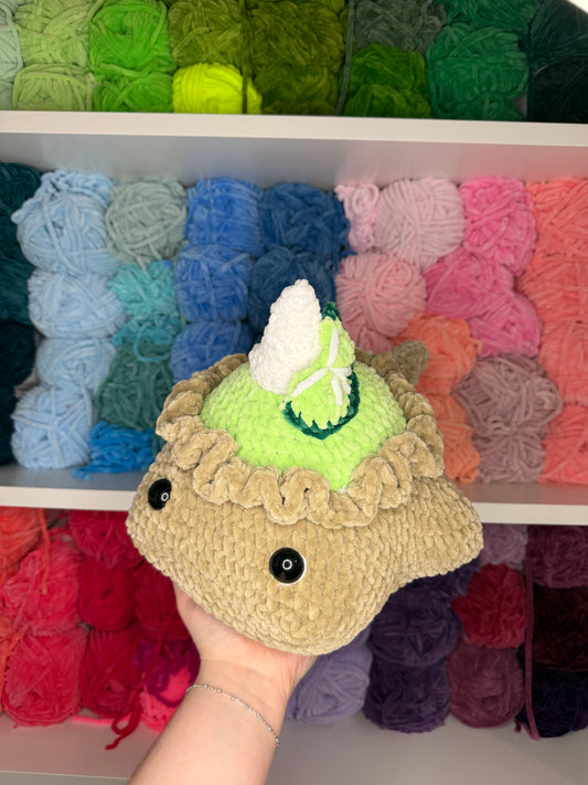 Crochet Key Lime Pie Stingray