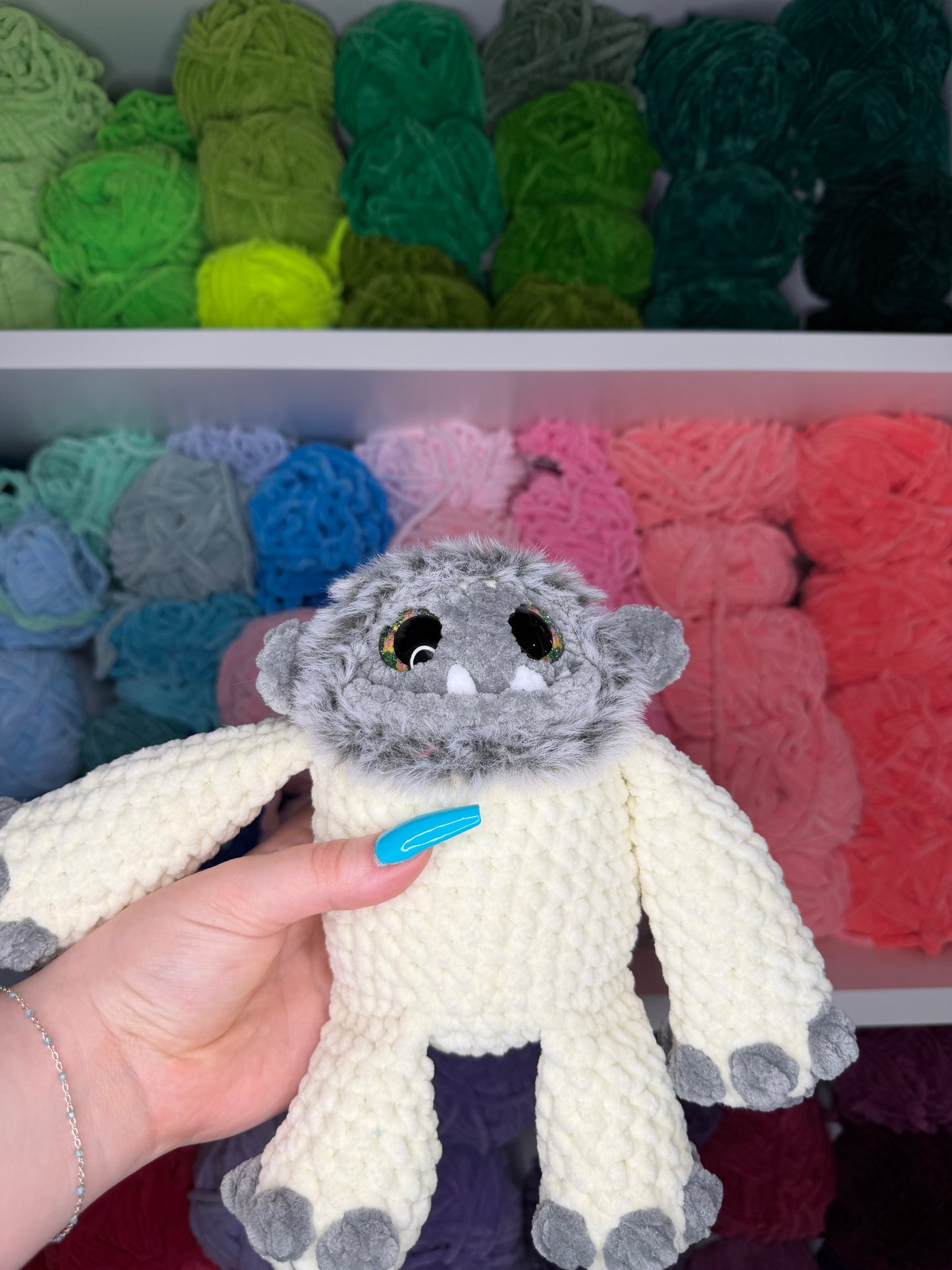 Crochet Yeti (Grey)