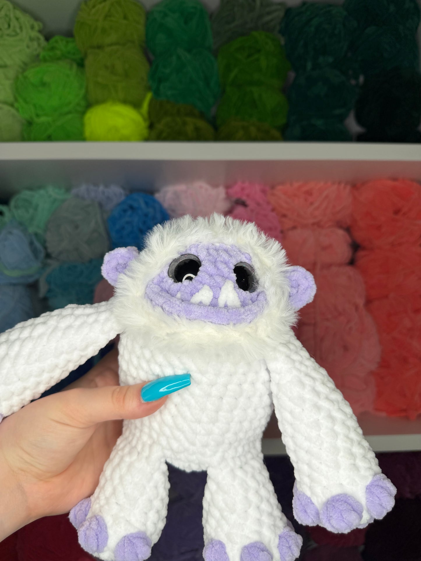 Crochet Yeti (Purple)