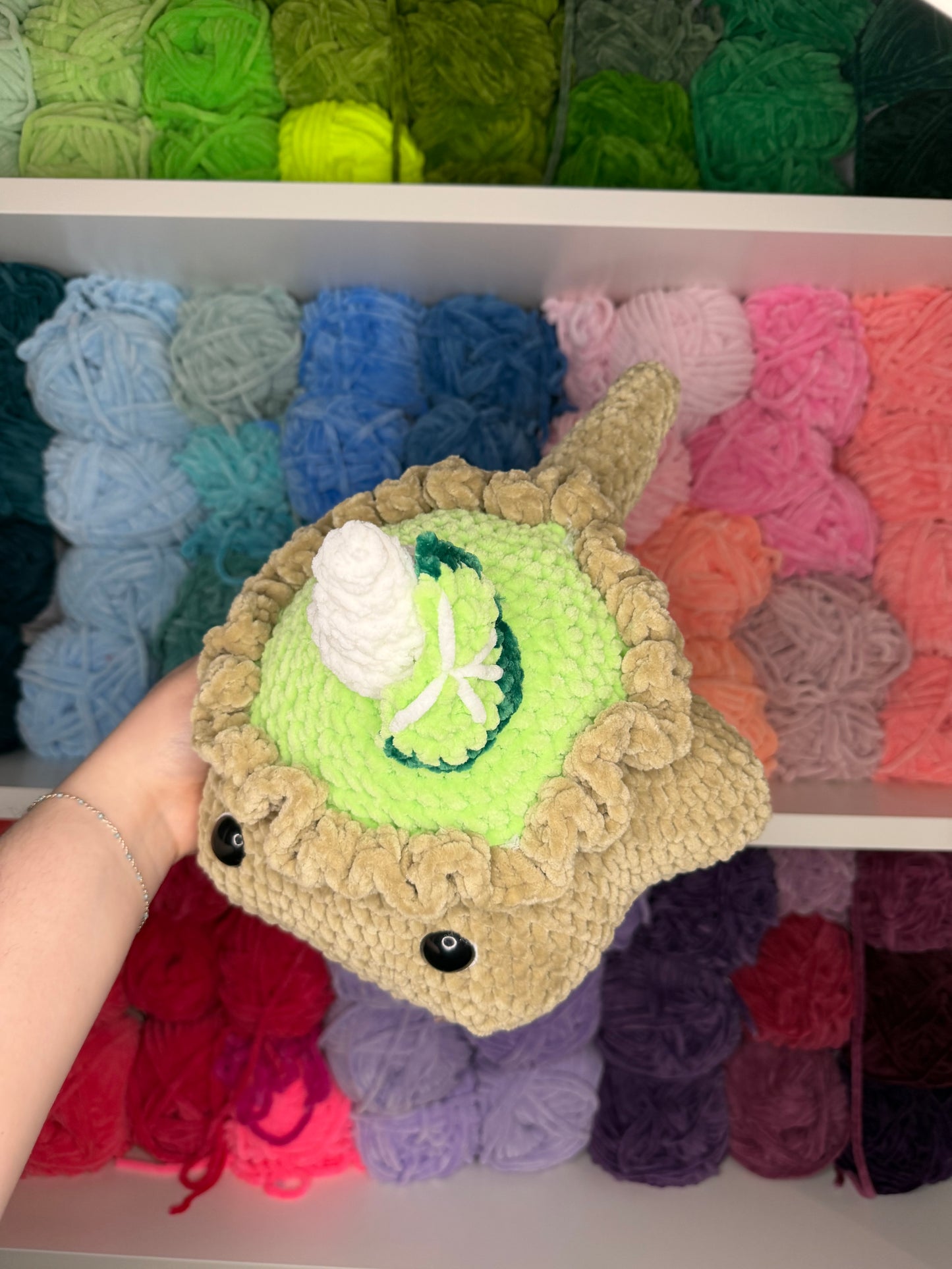 Crochet Key Lime Pie Stingray