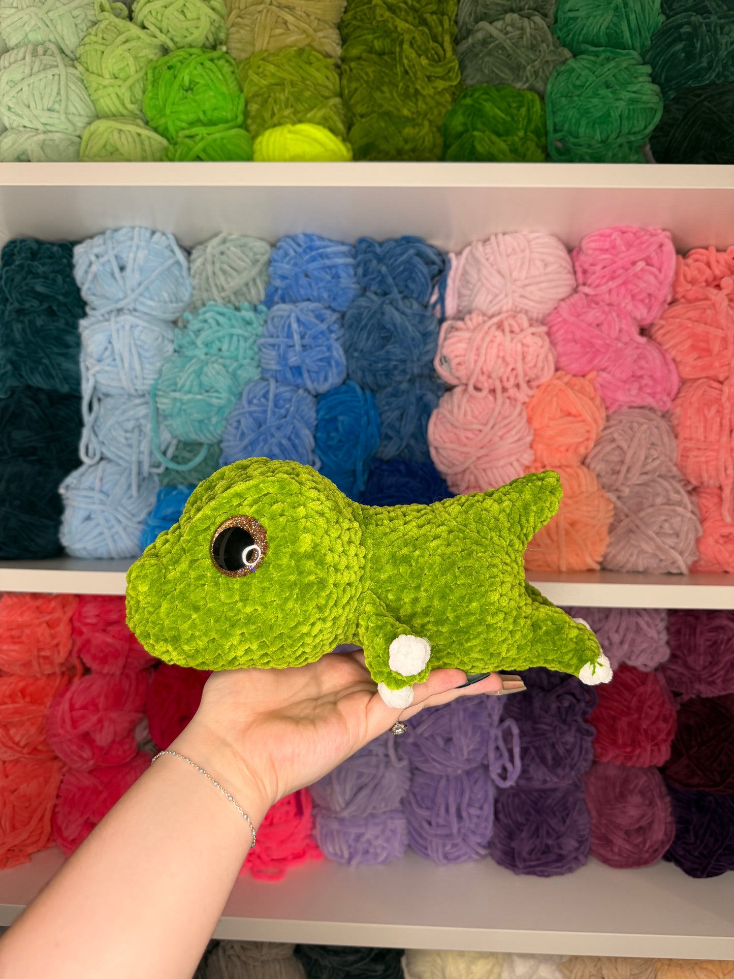 Crochet Laying T-Rex