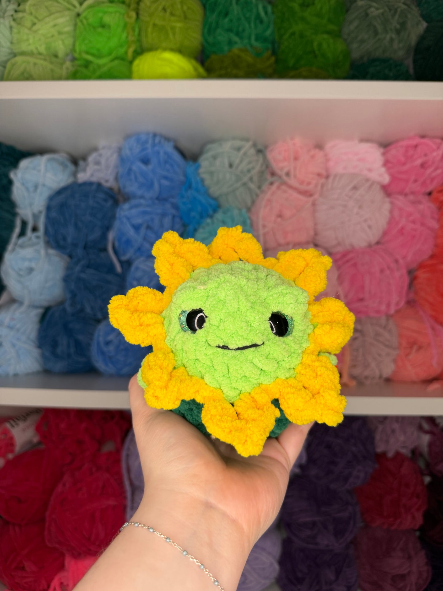 Crochet Flower Bunnies + Frogs