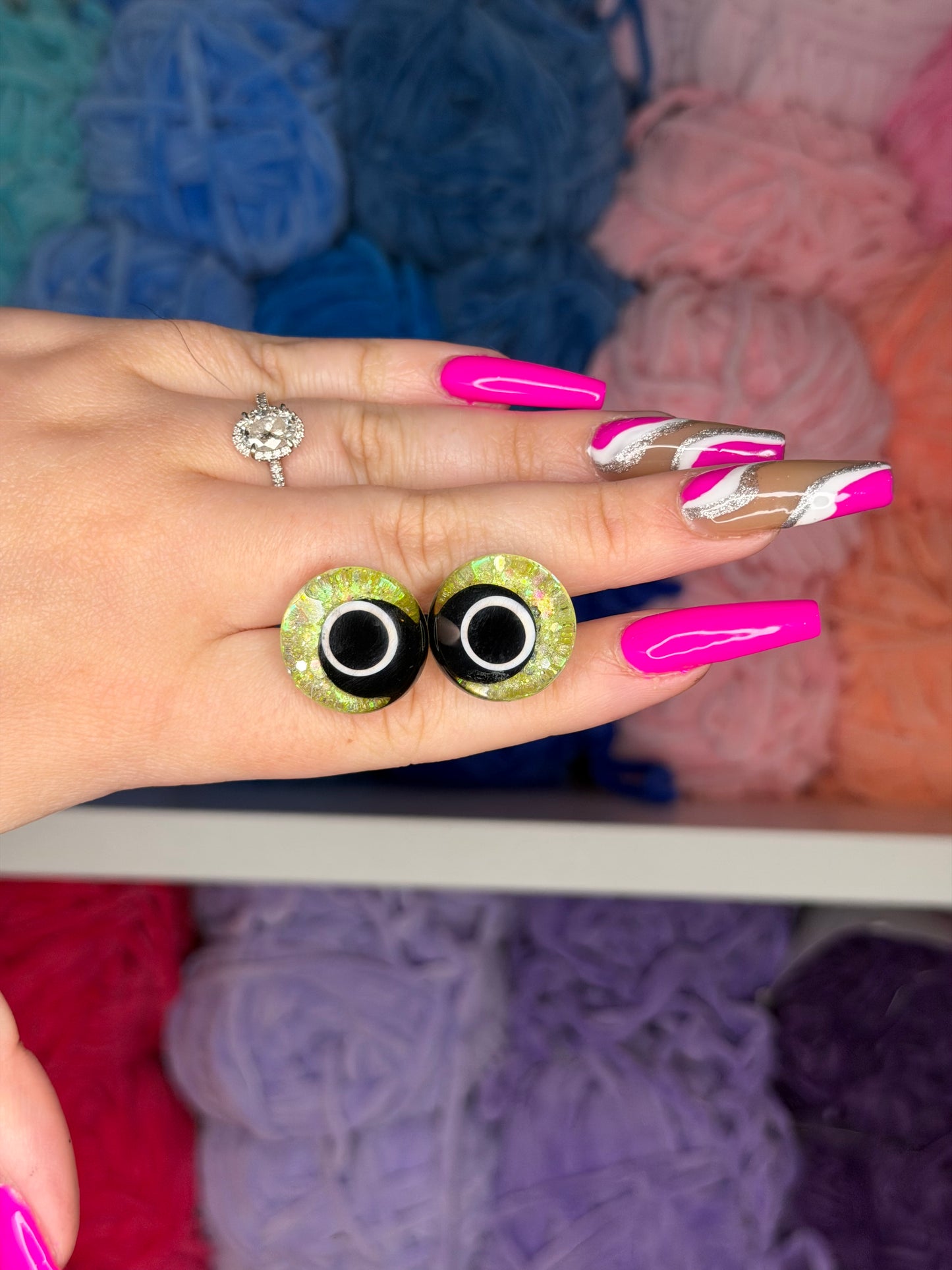 20mm Glitter Safety Eyes