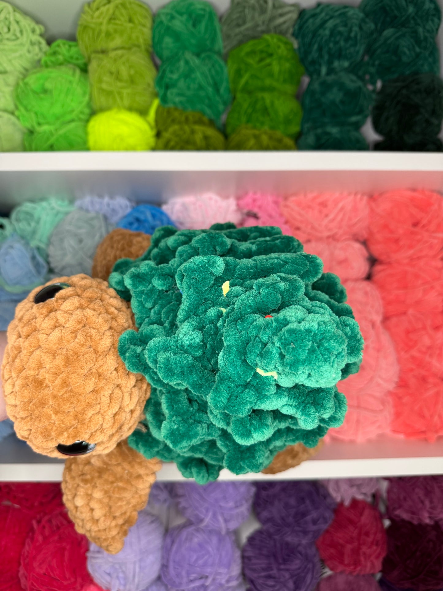 Crochet Jumbo Christmas Tree Turtle