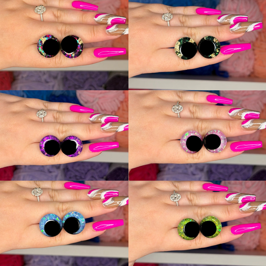 20mm Glitter Safety Eyes