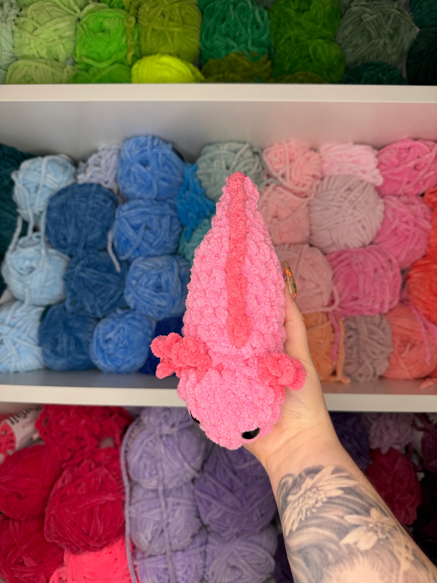 Crochet Mini Axolotl