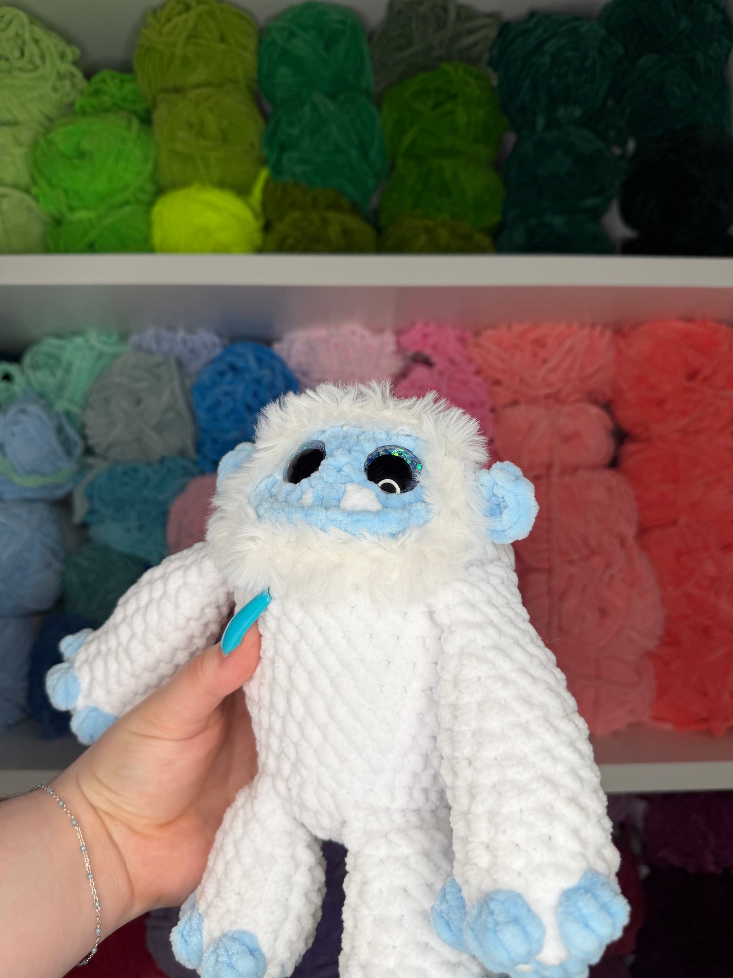 Crochet Yeti (Blue)