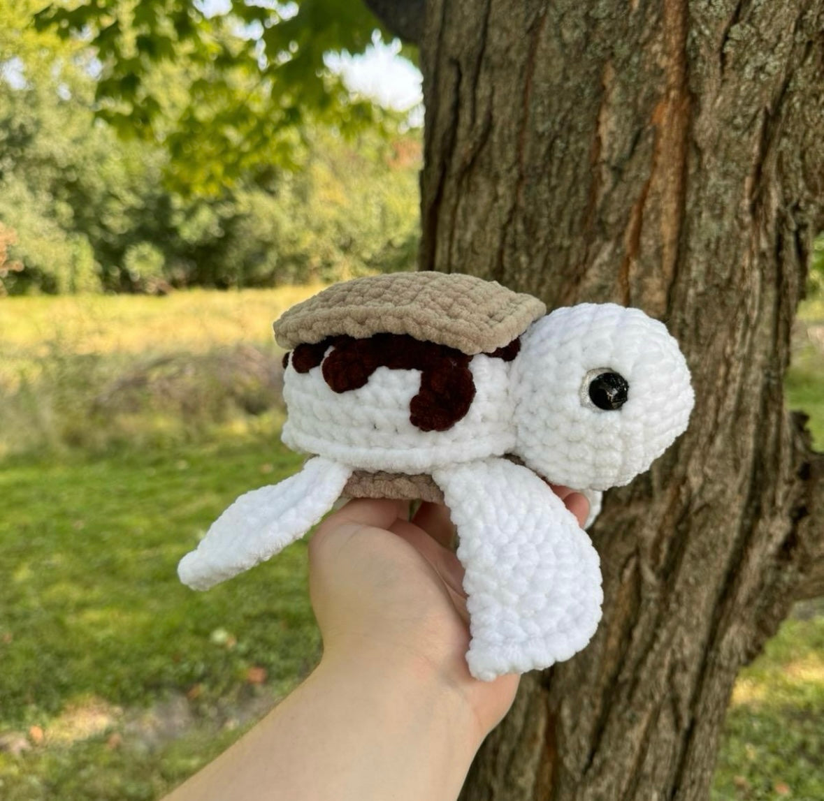 Crochet S’mores Turtle