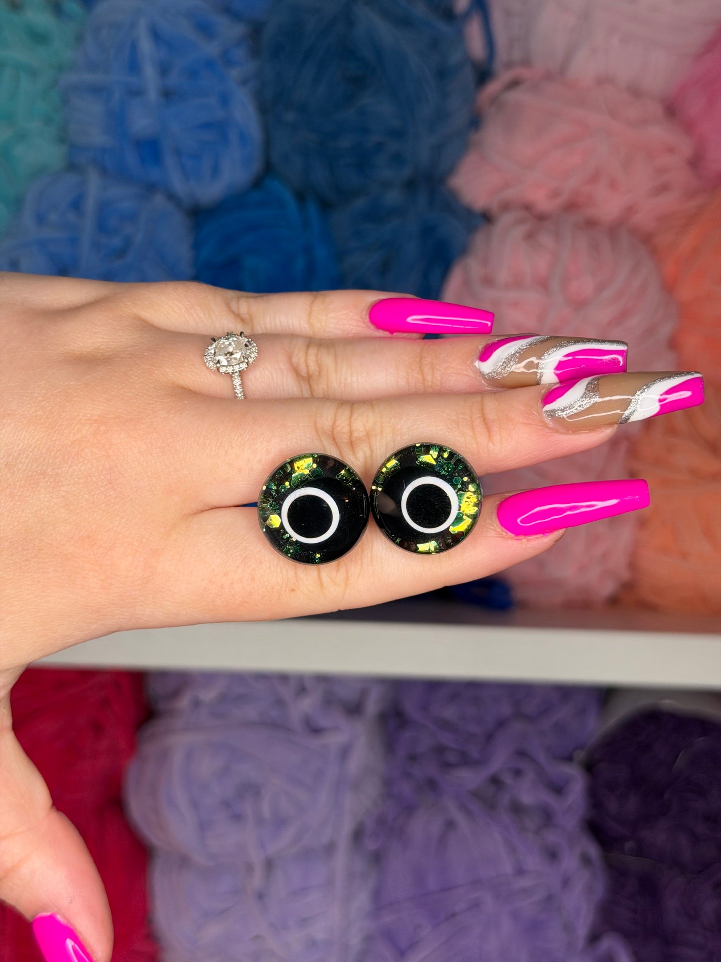 20mm Glitter Safety Eyes