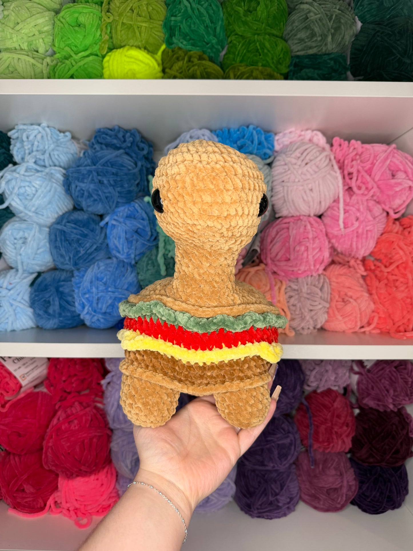 Crochet Burgersaurus