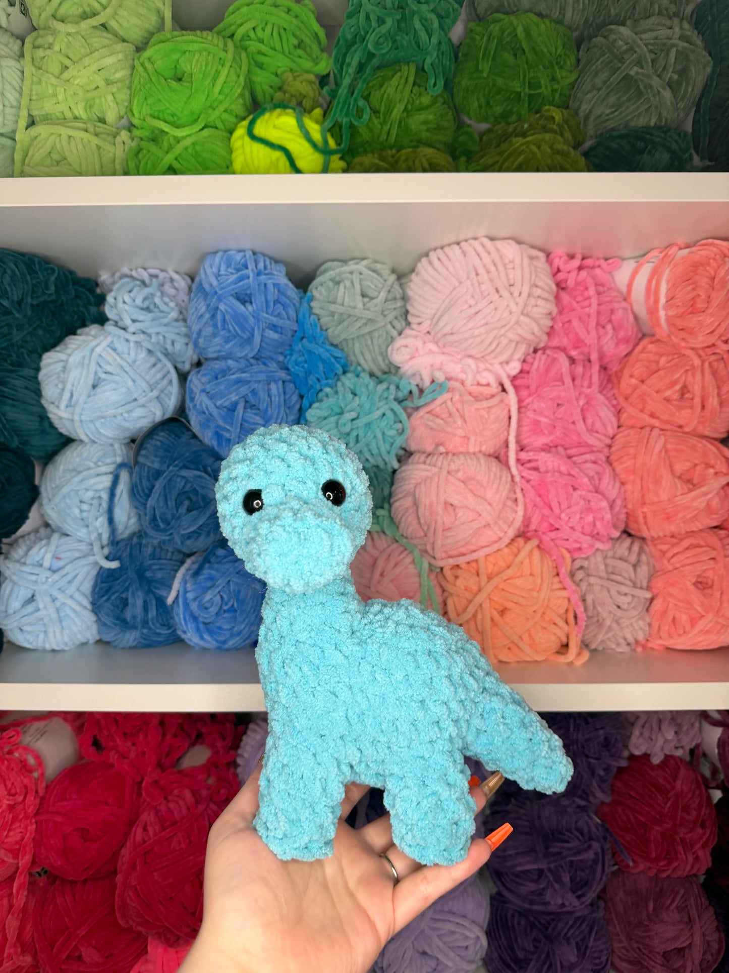 Crochet Mini Brontosaurus