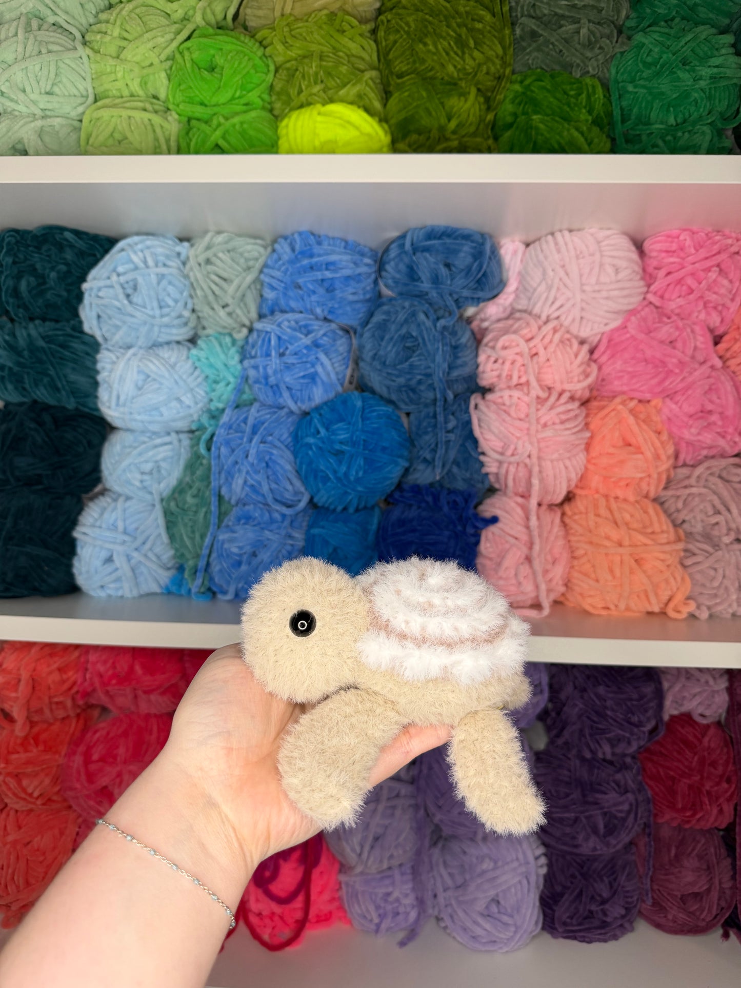 Crochet Cinnamon Roll Turtle