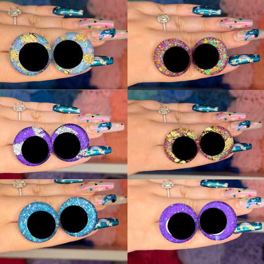 30mm Glitter Safety Eyes