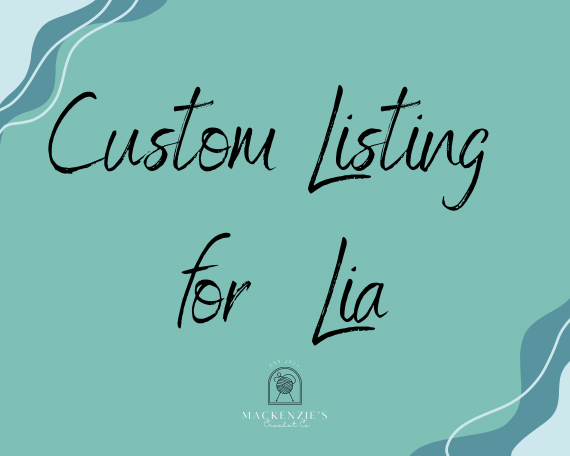 Custom Listing for Lia