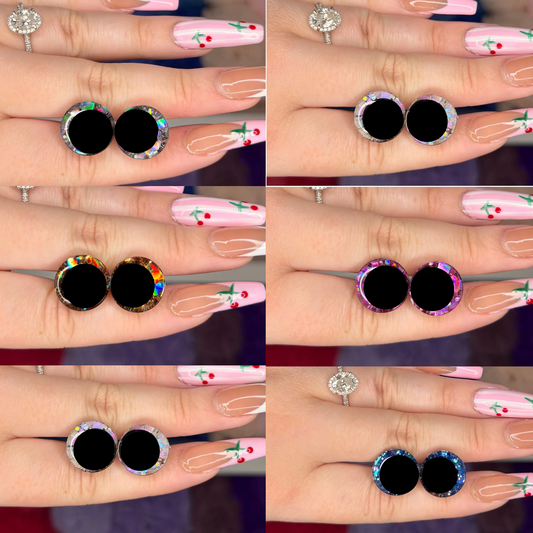 16mm Glitter Safety Eyes