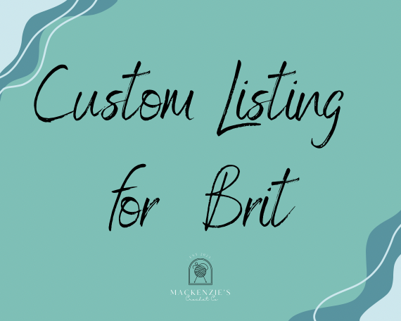 Custom Listing for Brit