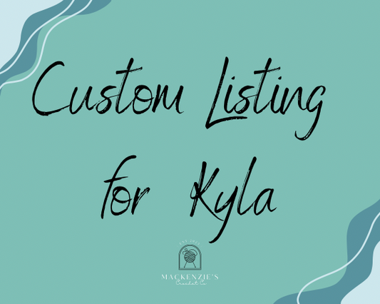 Custom Listing for Kyla
