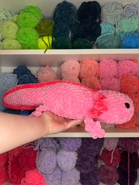 Crochet Jumbo Axolotl
