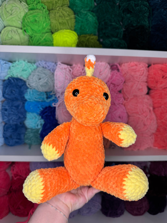 Crochet Candy Corn T-Rex