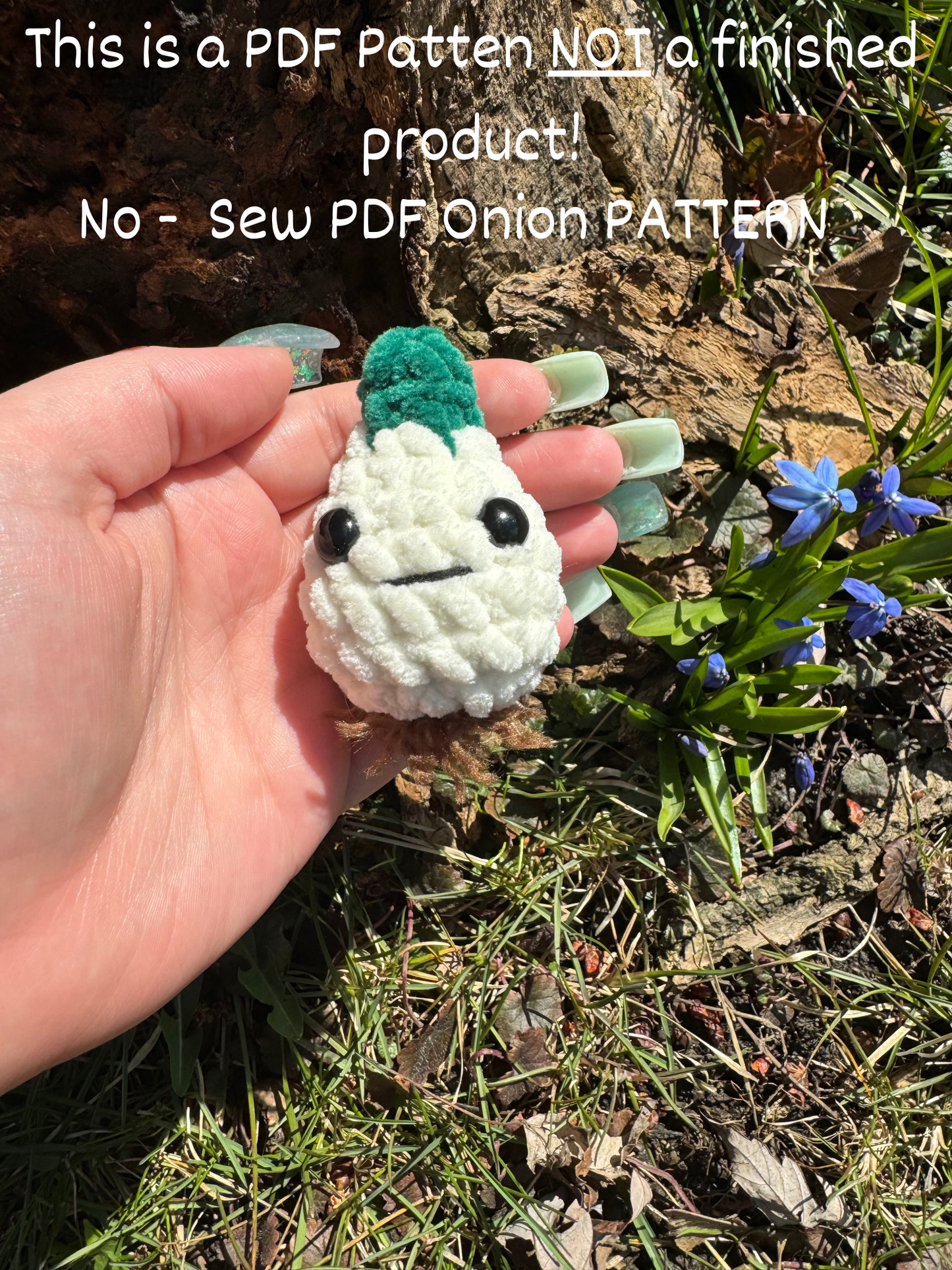 No - Sew Crochet Onion Pattern! PDF PATTERN! | Beginner Friendly Crochet Pattern